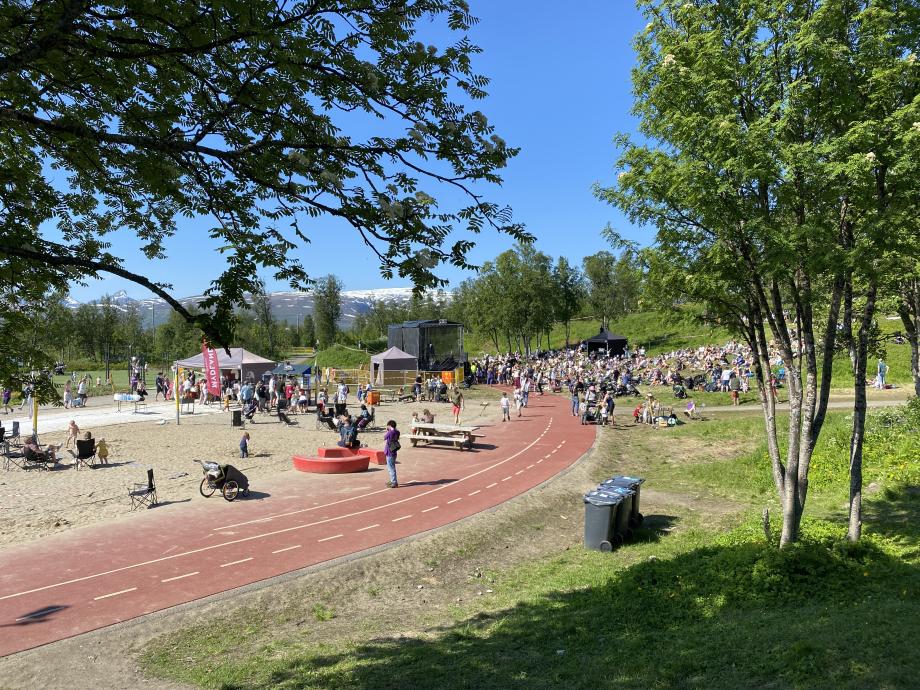 Sommerarrangement på Charlottenlund aktivitets- og friluftspark.