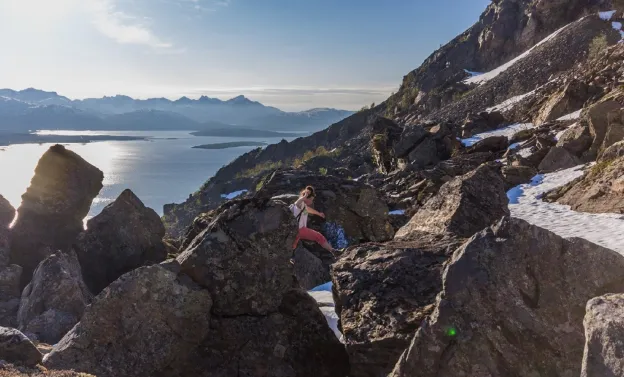 Skredanblokker Fjellandskap